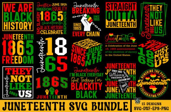 Juneteenth T-Shirt SVG Bundle: Brand Designer Review for Graphics Packaging