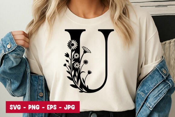 Letter U Floral Monogram SVG PNG: A Designer's Honest Take