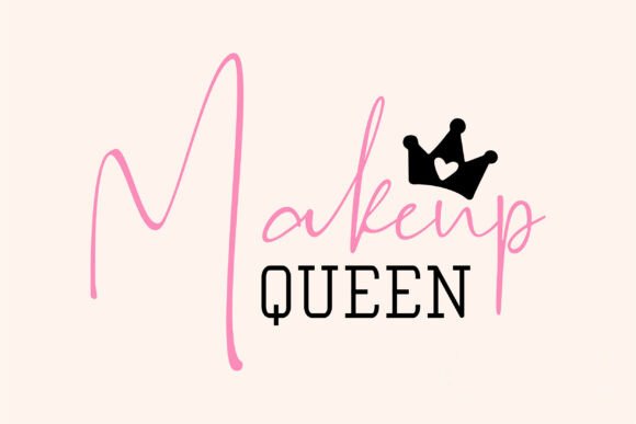 Makeup Queen Graphics for T-Shirt Designs