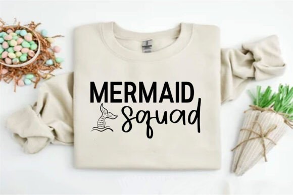Mermaid Squad: Graphics for T-Shirt Designs