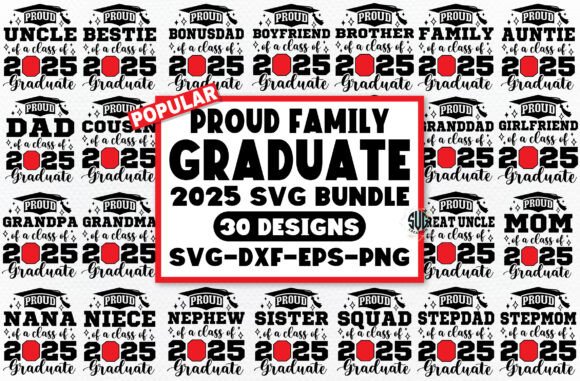Proud Family 2025 Graduate Svg Bundle: Graphics for T-Shirt Designs