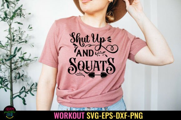 Shut Up and Squats I Workout Shirts: Graphics & Crafts Review